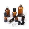 5ml 10ml 20ml 30ml 50ml 100ml amber glass roll on bottle for aroma perfume essential oil with Roller Balls